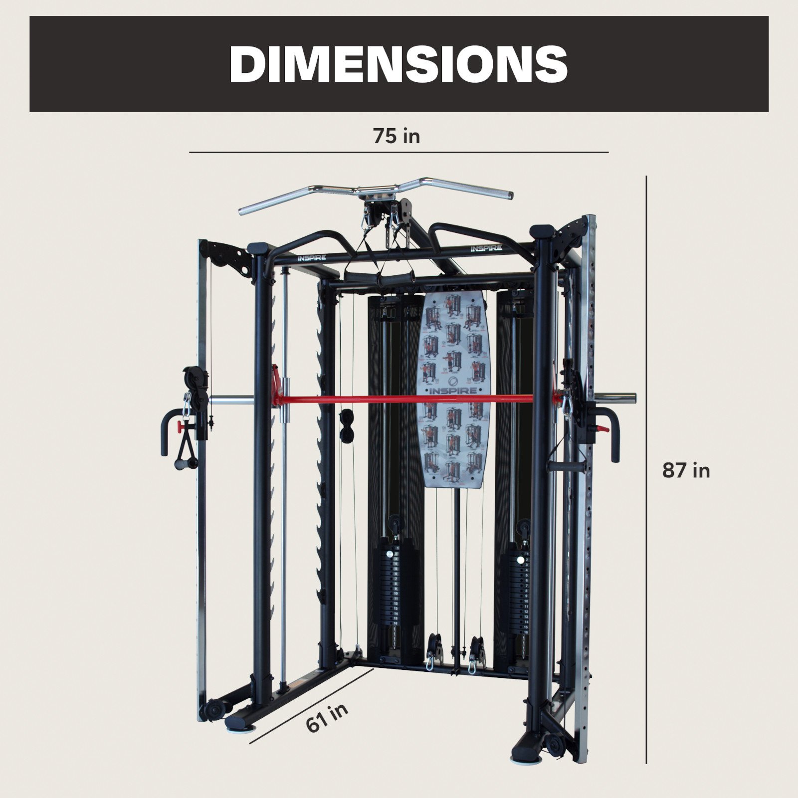 Inspire Kraftstation SCS Smith Cage System – Bild 7
