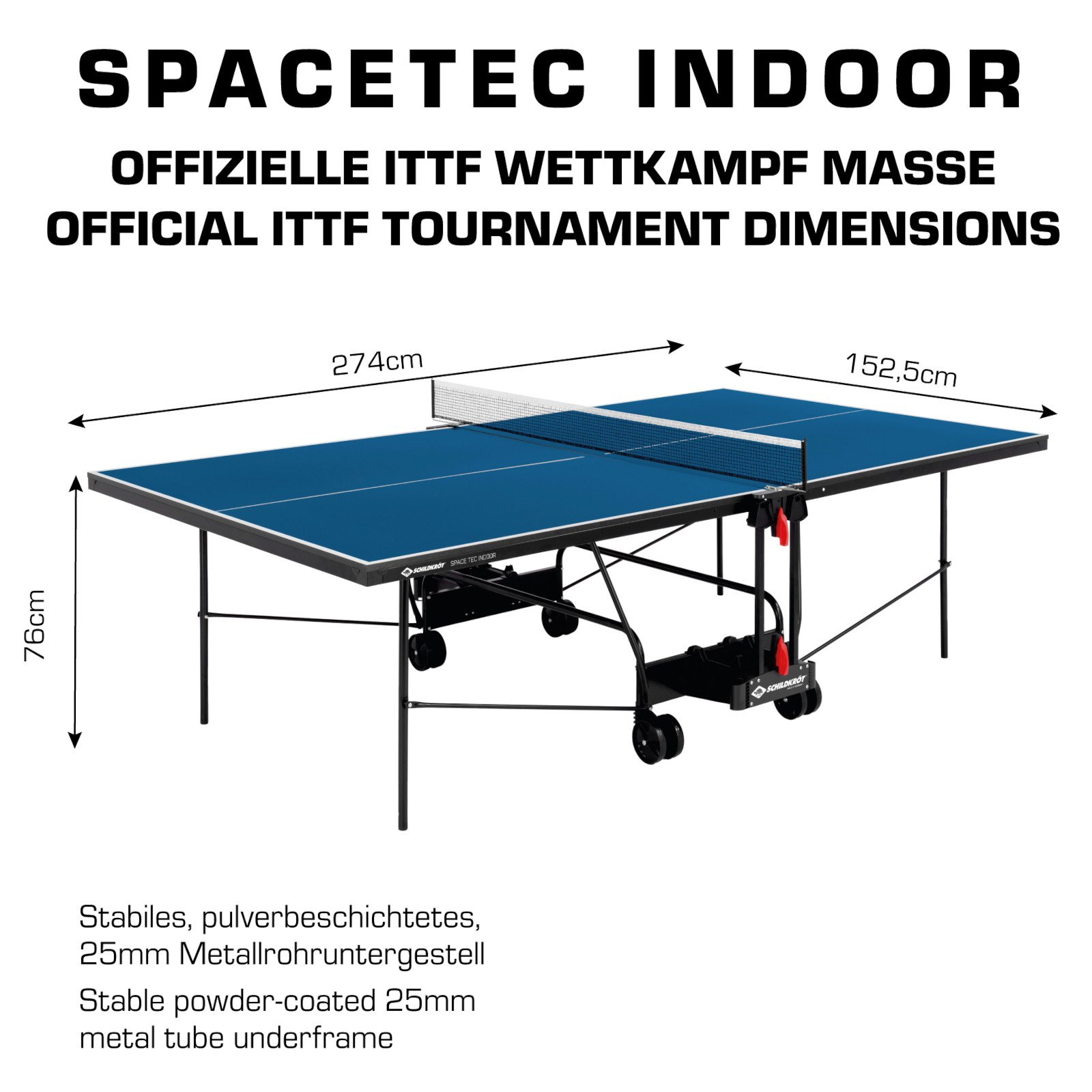 Donic-Schildkröt Indoor-Tischtennisplatte SpaceTec – Bild 6