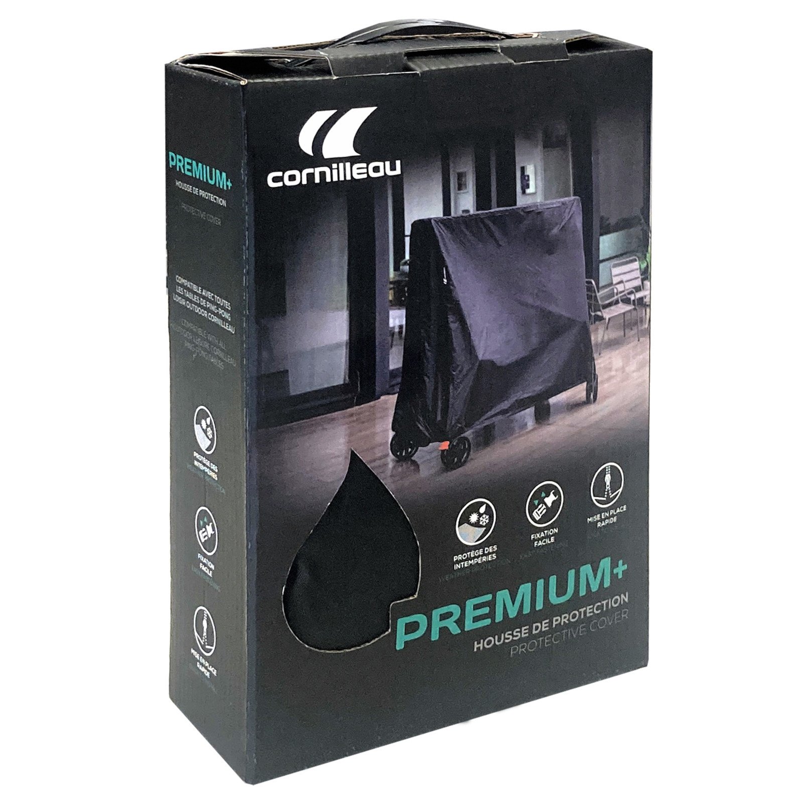 Cornilleau Outdoor Tischtennisplatte 500X inkl. Zubehör – Bild 2