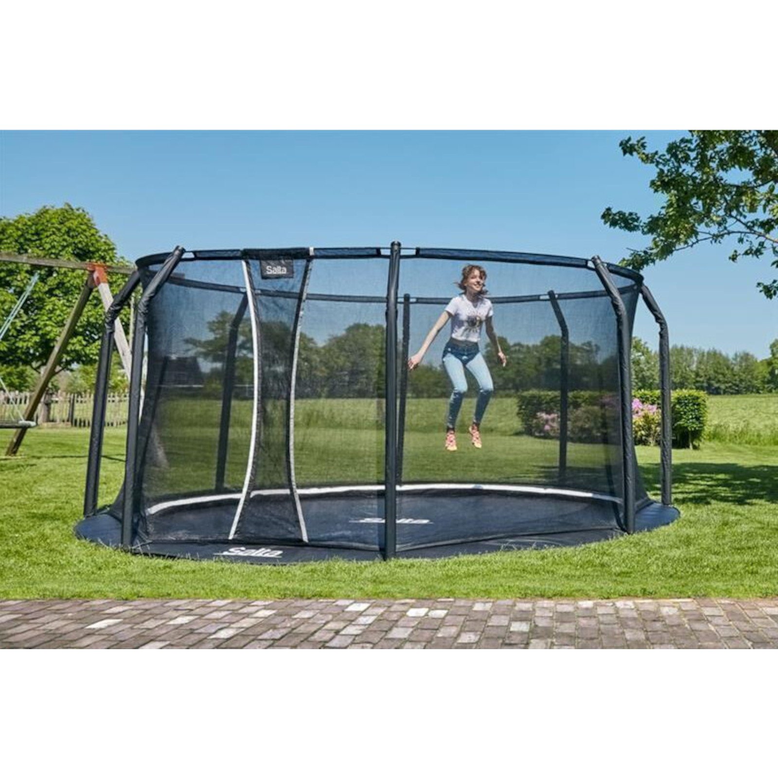 Salta Trampolin Royal Baseground inkl. Sicherheitsnetz – Bild 5