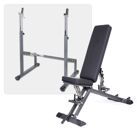 Taurus Hantelbank B900 inkl. Langhantelablage und 75kg Set