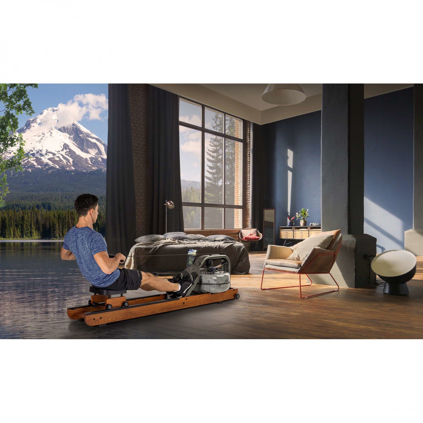 Fluid Rower Rudergerät Apollo Pro V – Bild 2