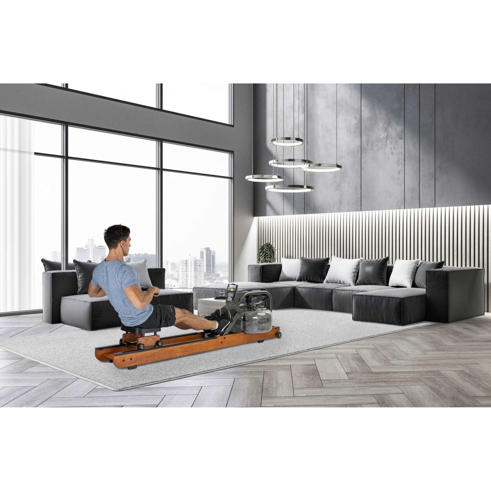 Fluid Rower Rudergerät Apollo Pro V – Bild 4