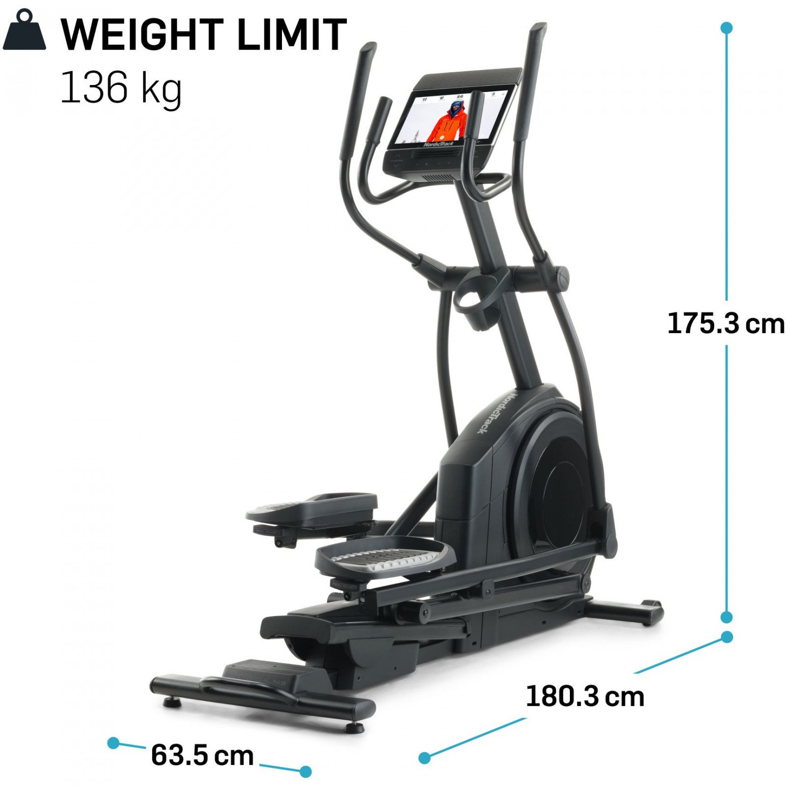 NordicTrack Ellipsentrainer AirGlide 14i (Ausstellungsstück) – Bild 12